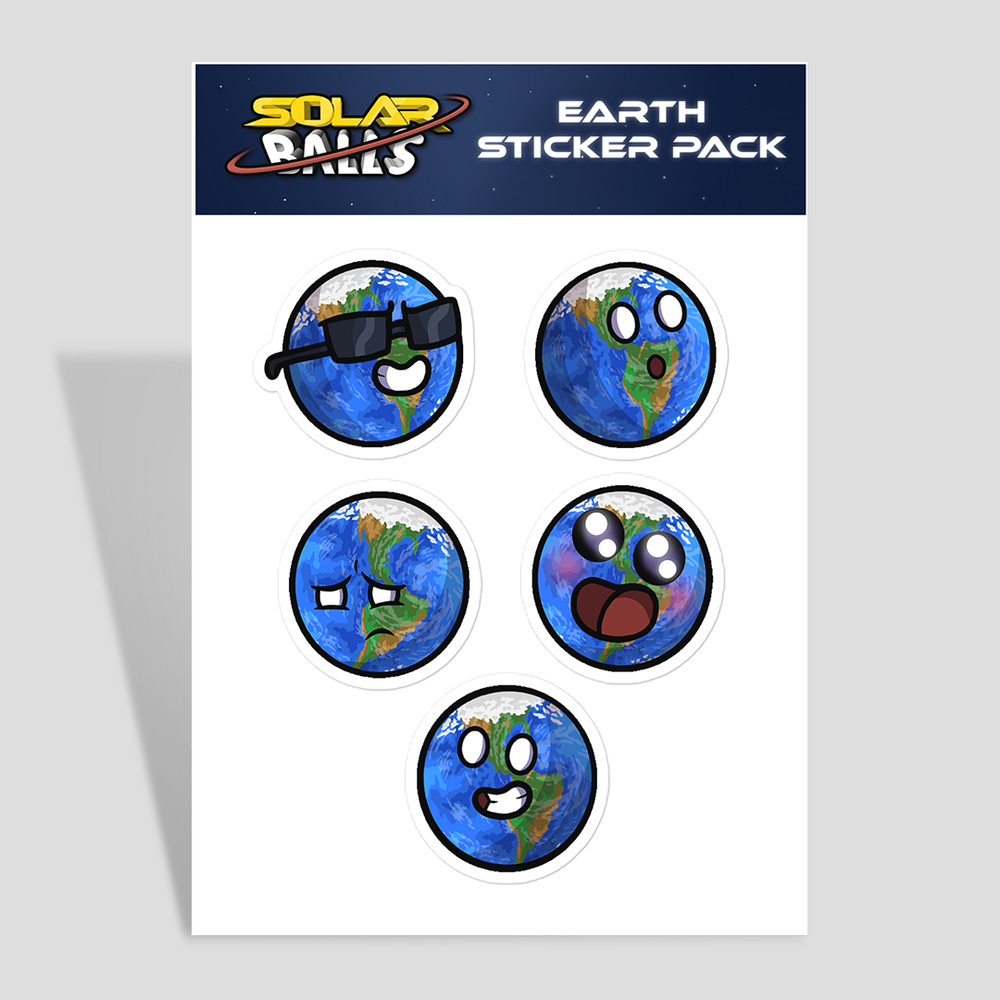 SolarBalls Earth Sticker Pack