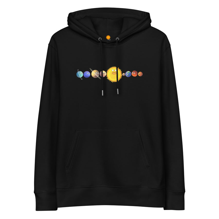 Solar System Lineup Unisex Eco Hoodie