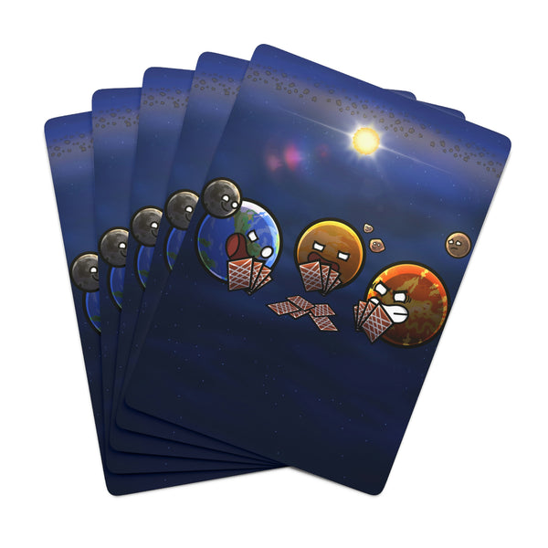 Planets Playing Cards