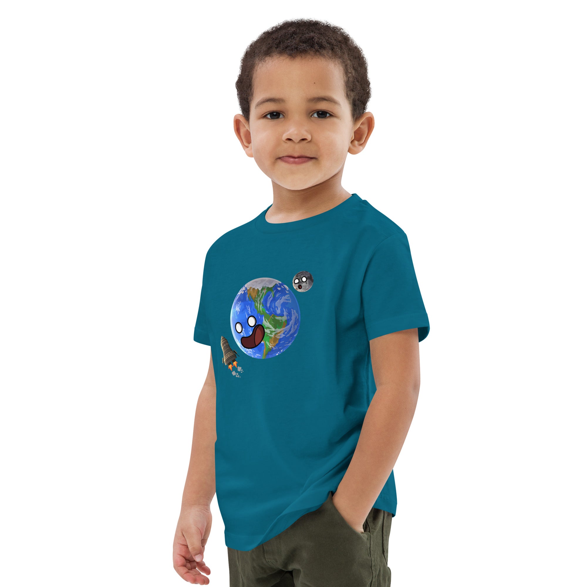 Banana Horizontal Kids T-Shirt – Colorful & Sustainable Tee
