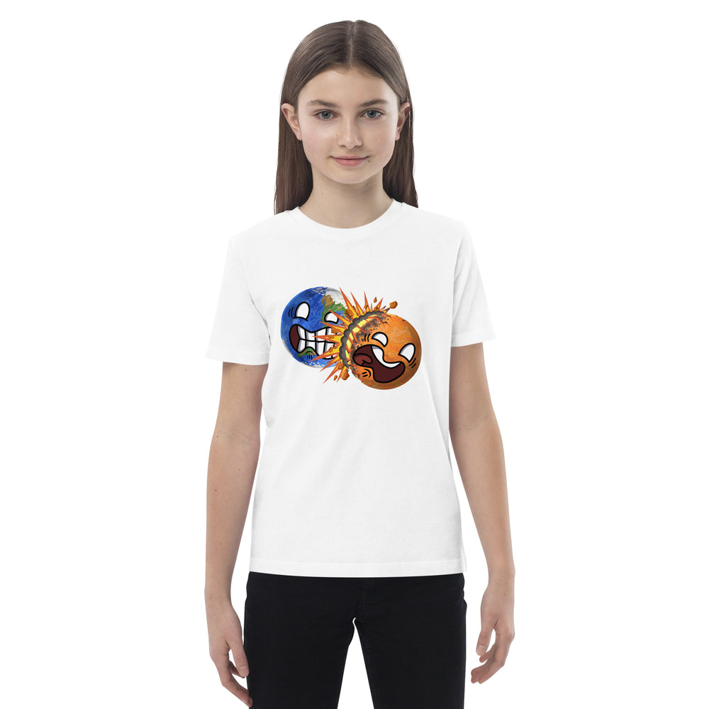Colliding Planets Eco Kids Tee