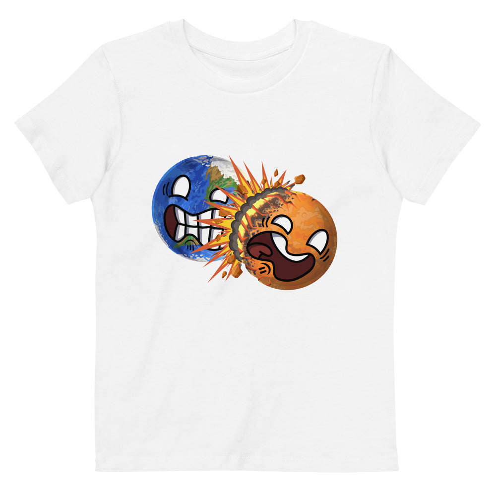 Colliding Planets Eco Kids Tee