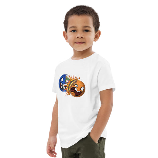 Colliding Planets Eco Kids Tee